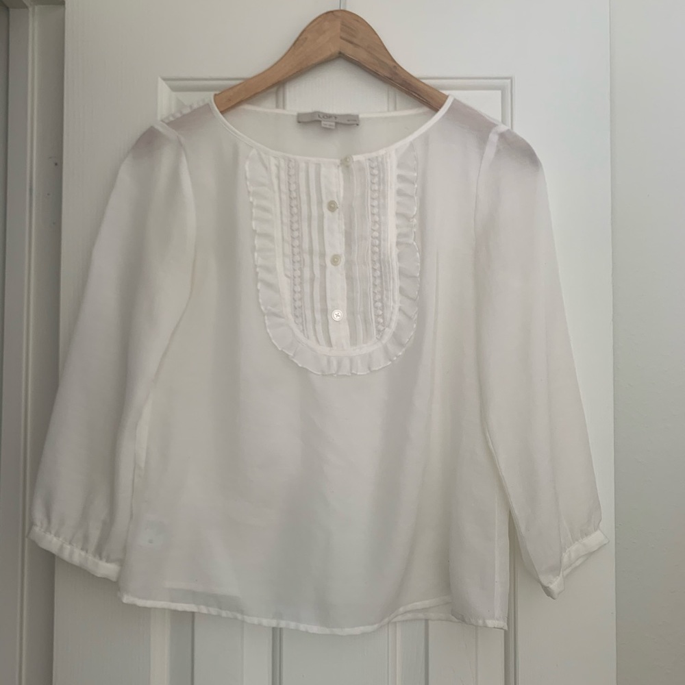LOFT beige top size XS petit